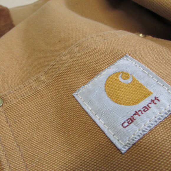 Mens Carhartt Chore Coat, Heavy Canvas Duck, Blanket Lined USA Made 48 Tall - Picture 8 of 12